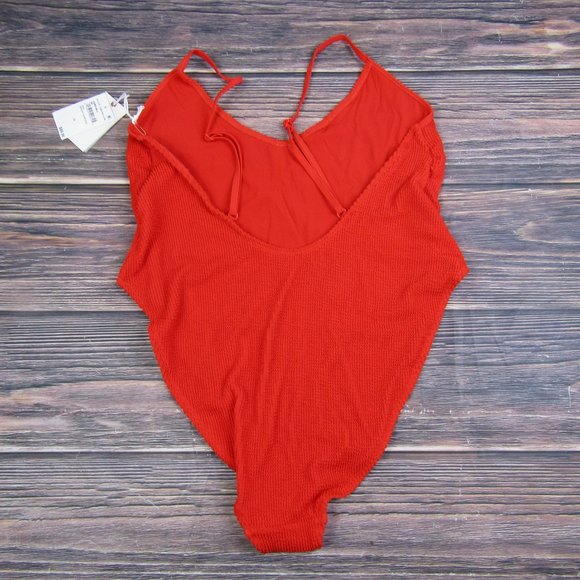 Good American NEW NWT 4XL/5XL Size 7/8 Red One Piece Swimsuit - Picture 6 of 7